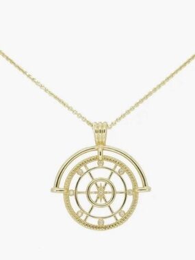 Uncommon James La Paz Necklace Compass Pendant Gold Silver Chain Jewelry